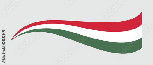 Free Download Hungary flag, Hungarian flag tricolor curvy design, Hungarian wavy flag - GFXLoad