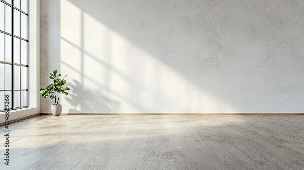 Bright and Minimalist Indoor Space with Natural Light Bright and Minimalist Indoor Space with Natural Light