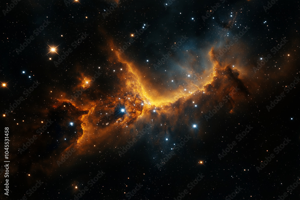 Fototapeta premium Night sky with stars in the galaxy