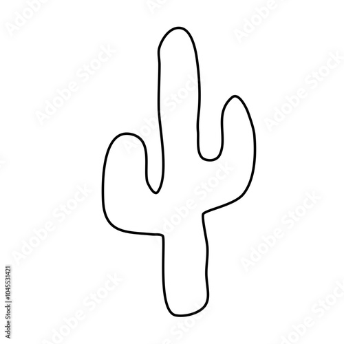 Boho Cactus Silhouette