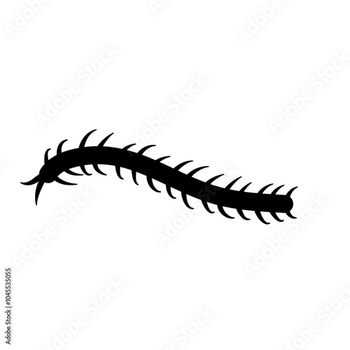 Wallpaper Mural Centipede silhouettes vector Torontodigital.ca