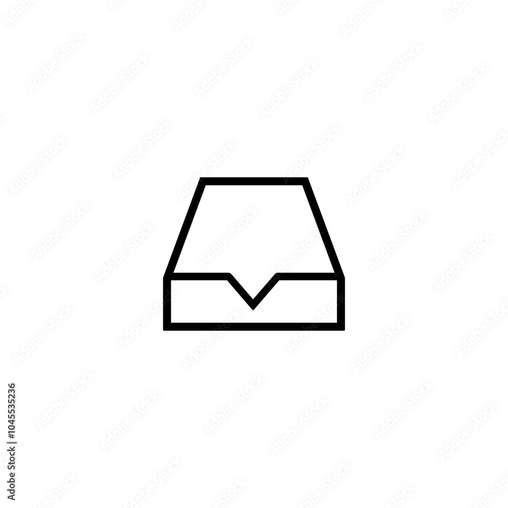 Carton rectangular box pack icon isolated on white background. Carton rectangular box pack icon isolated on white background.