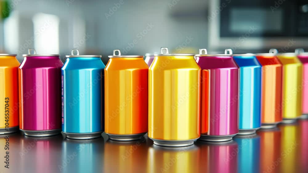 Product Packaging Soda Cans Mockup Video Product Packaging Soda Cans Mockup Video