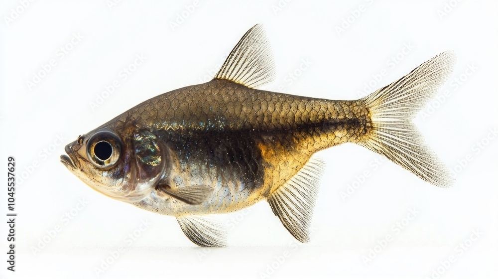 Black Skirt Tetra displays its striking fins and coloration in a crystal clear setting. This aquatic creature is known for its active swimming and lively nature. Black Skirt Tetra displays its striking fins and coloration in a crystal clear setting. This aquatic creature is known for its active swimming and lively nature.