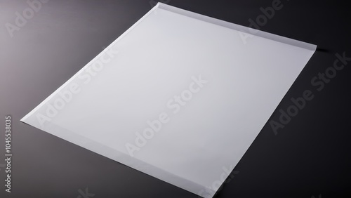 Elegant tracing paper mockup, great for presenting logos, stationery, or artwork in a sophisticated and modern style.