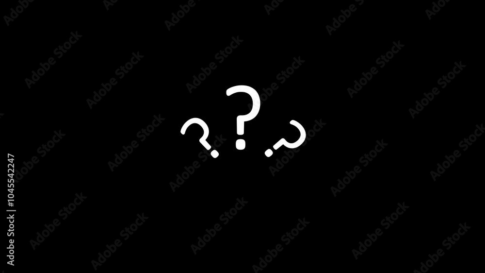 question mark animation pop up question mark flat and alpha looping 4k question mark confused dizzy question mark animation pop up question mark flat and alpha looping 4k question mark confused dizzy