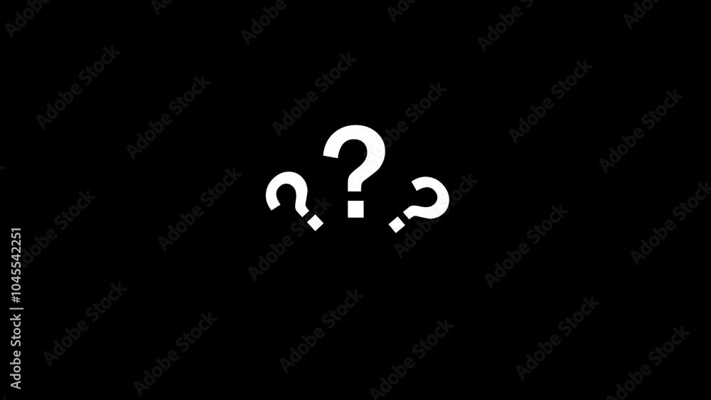 question mark animation pop up question mark flat and alpha looping 4k question mark confused dizzy question mark animation pop up question mark flat and alpha looping 4k question mark confused dizzy