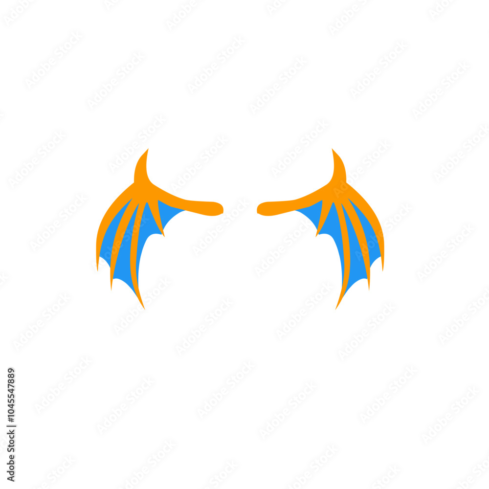Obraz premium dragon wings vector design