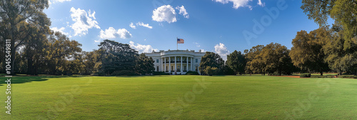 American flag in front of the U.S. Capitol at sunset