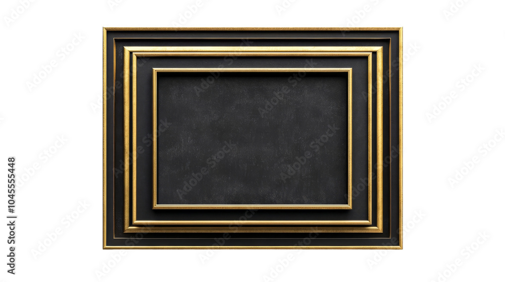 Black and Gold Frame Black and Gold Frame
