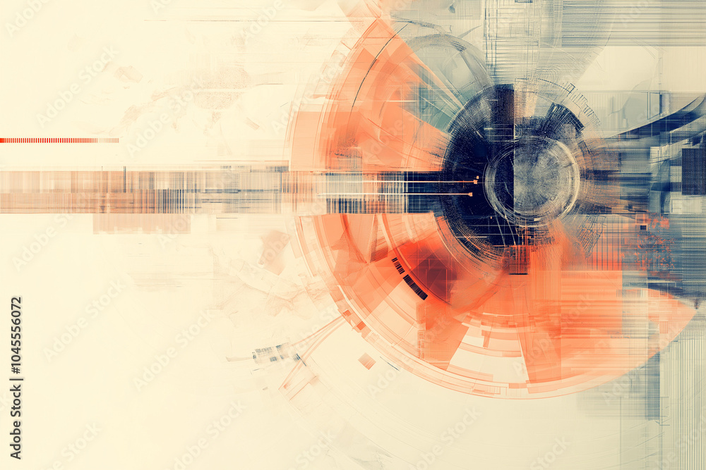 Obraz premium Abstract technology background