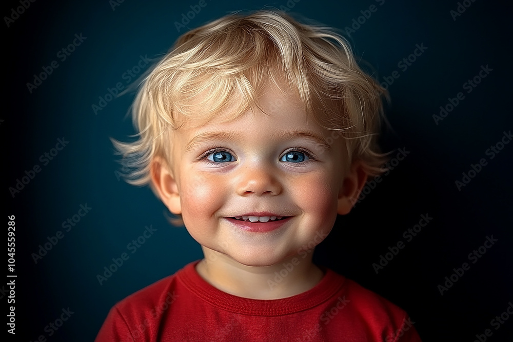 portrait of an white little boy with a smile portrait of an white little boy with a smile