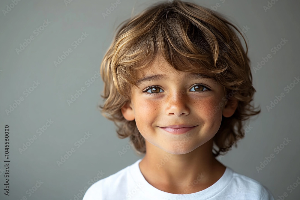 portrait of an white little boy with a smile portrait of an white little boy with a smile