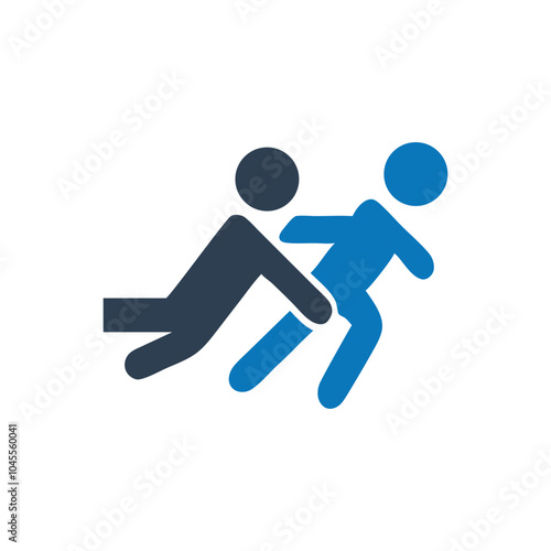 Tackle Icon on white background