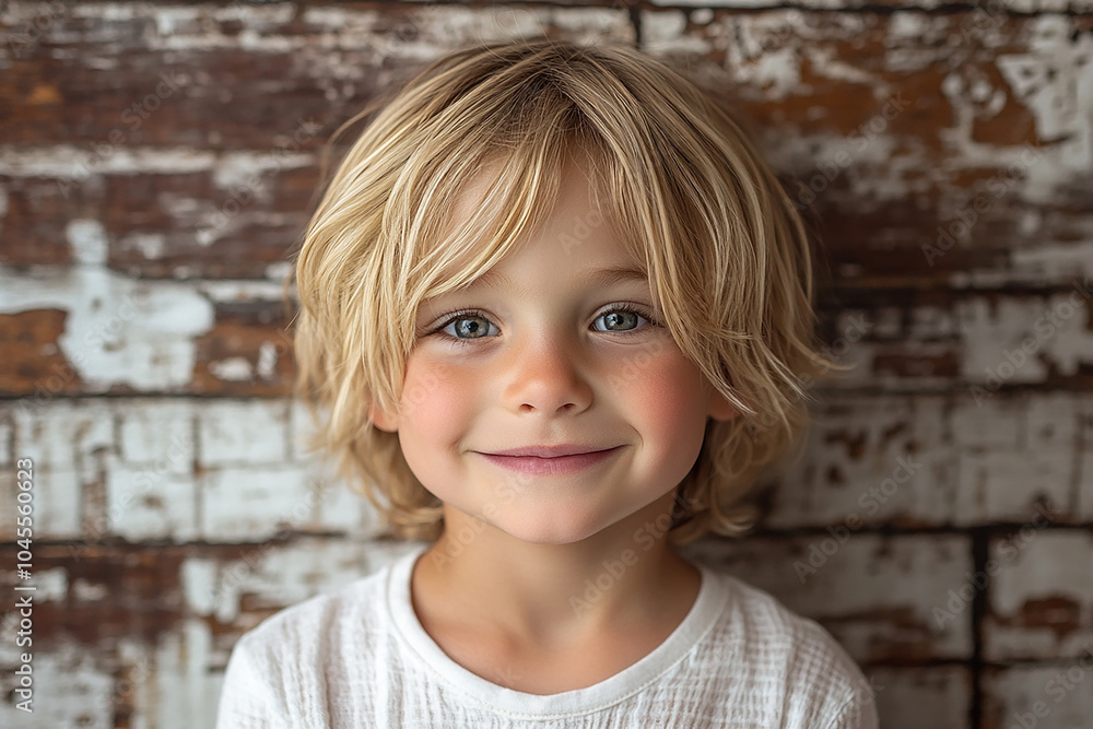 portrait of an white little boy with a smile portrait of an white little boy with a smile