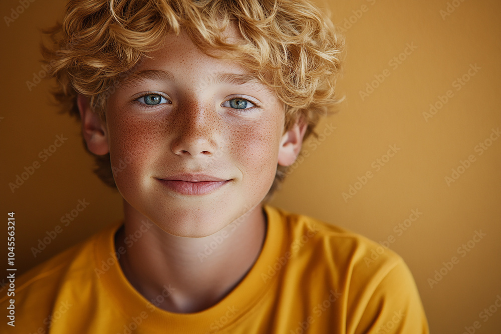 Portrait of smiling white cute teenage boy Portrait of smiling white cute teenage boy