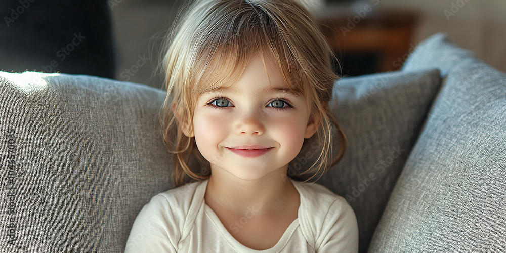 Portrait of a beautiful little girl looking at the camera Portrait of a beautiful little girl looking at the camera