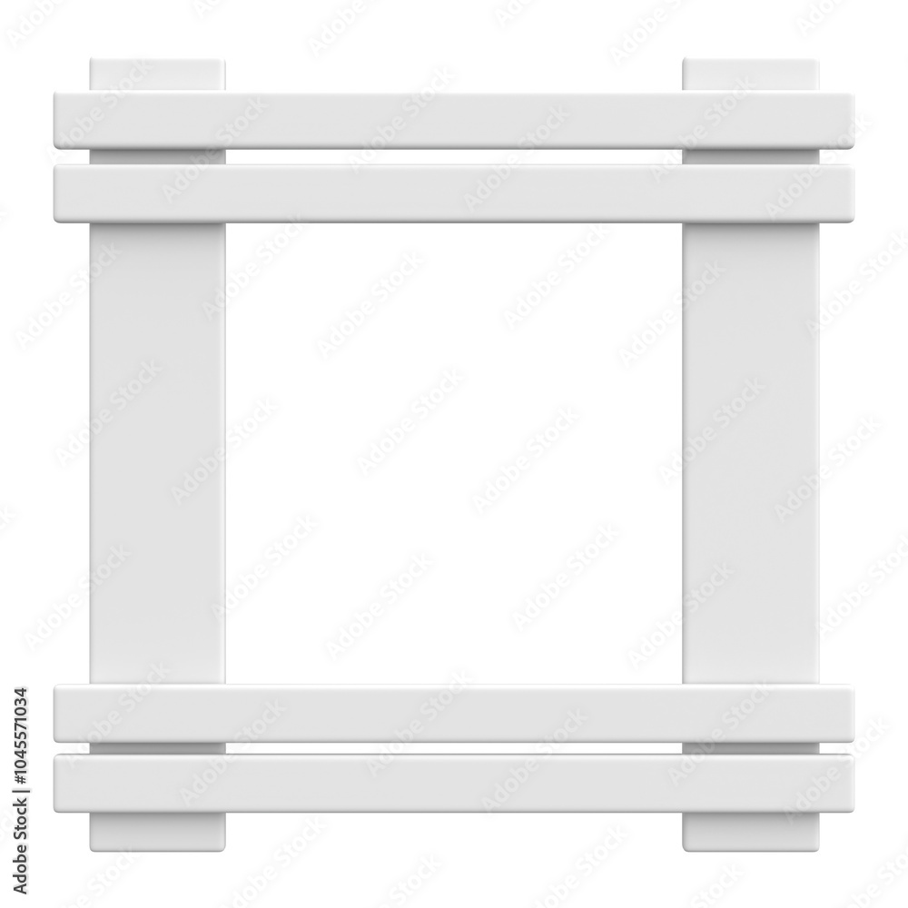 Picture frame. 3D frame. 3D illustration. Picture frame. 3D frame. 3D illustration.