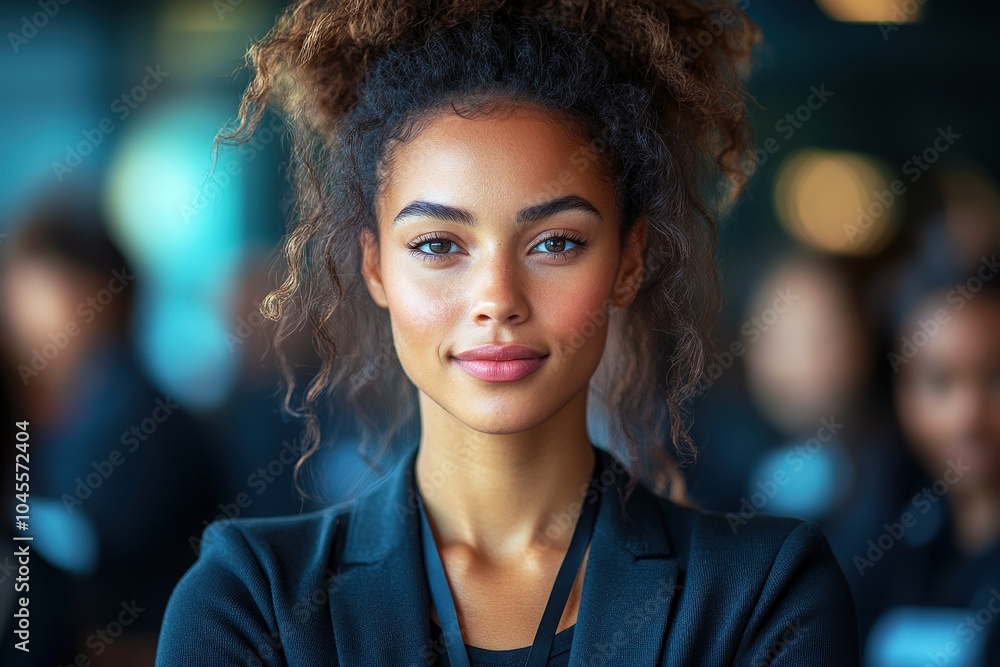 Professional Woman in Business Context Professional Woman in Business Context