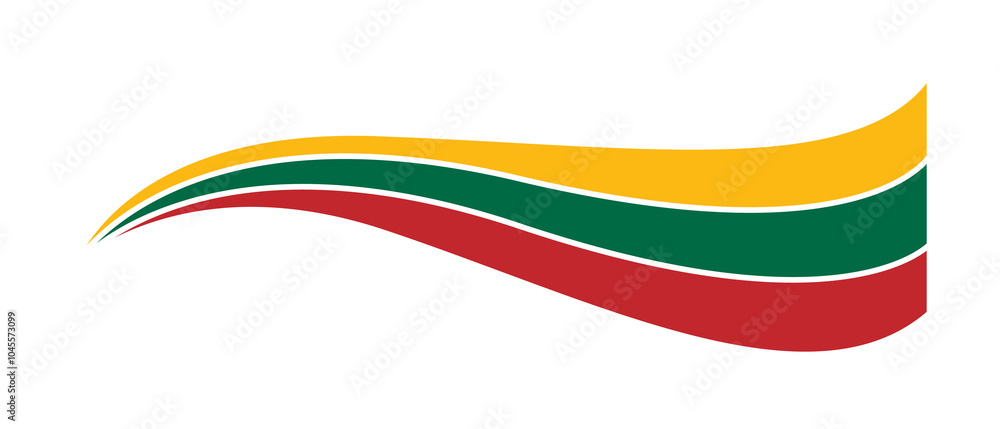 Lithuania flag PNG, Lithuanian flag tricolor curvy design, Lithuania wavy flag on transparent background Lithuania flag PNG, Lithuanian flag tricolor curvy design, Lithuania wavy flag on transparent background