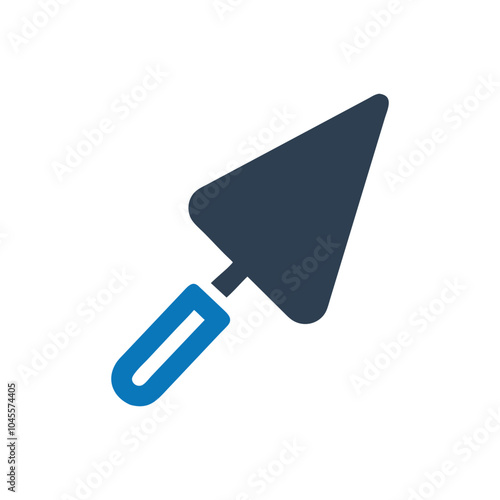 Garden trowel icon on white background