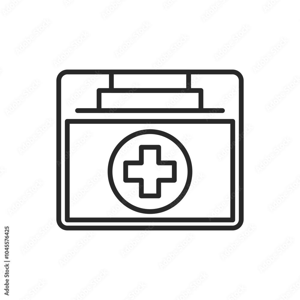 Health Hospital element medical business icon Health Hospital element medical business icon