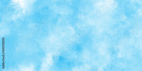 clear blue sky background summer season clouds texture, The summer is colorful clearing day Good weather with natural clouds, Abstract Blue watercolor painted cloudy sky background.