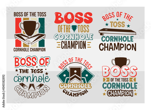 Boss Of The Toss Cornhole Champion Svg, Champ Svg, Cornhole T-shirt Design, Sports Svg, Cornhole Boards Svg, Bean Bag Board Svg, Cornhole Shirt Png, Corn hole Svg Images, Cut Files