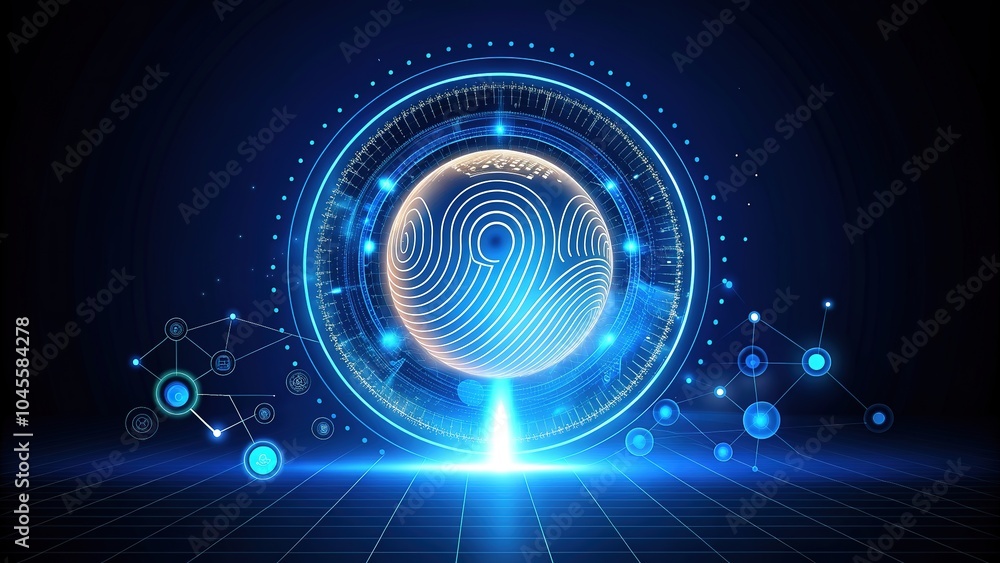 digital fingerprint scanner scan bio metric identification digital fingerprint scanner scan bio metric identification