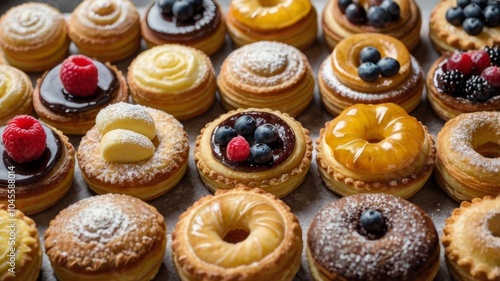  tasty breakfast for cafe, berry pastry