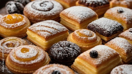 baking, tasty breakfast for cafe