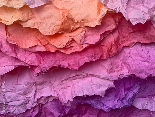 Wallpaper Mural Folded Wrinkled Crepe Paper Texture Torontodigital.ca