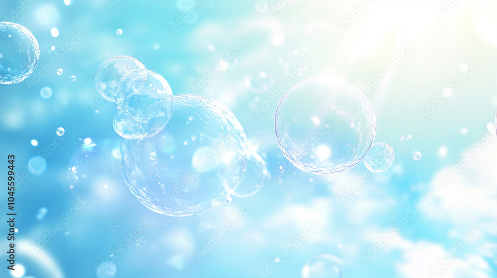 Soft and Fluffy Bubbles Background Illustration Soft and Fluffy Bubbles Background Illustration