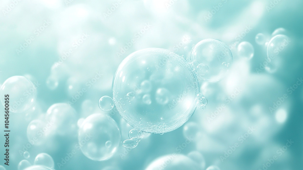 Soft and Fluffy Bubbles Background Illustration Soft and Fluffy Bubbles Background Illustration