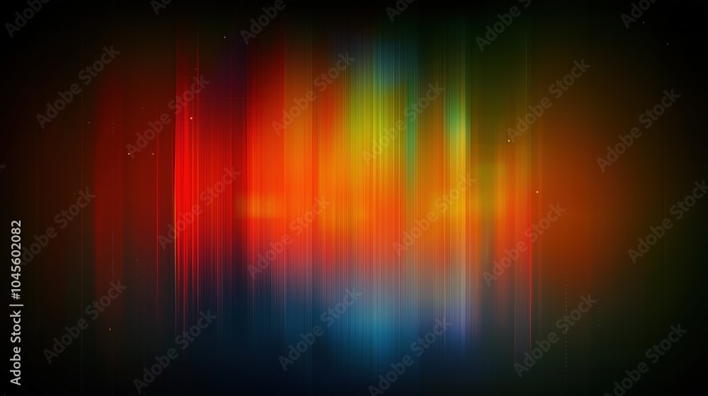 An abstract night sky scene featuring a stunning aurora borealis with gradient colors transitioning from dark blue to red, and red to green. The scene is enhanced by a soft yellow light effect and gra An abstract night sky scene featuring a stunning aurora borealis with gradient colors transitioning from dark blue to red, and red to green. The scene is enhanced by a soft yellow light effect and gra