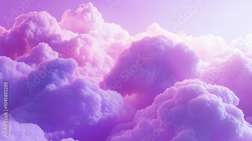 Soft Fluffy Purple Background with Gentle Glow