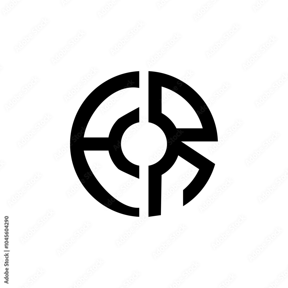 Obraz premium HR letter logo design on White background.HR creative initials letter logo concept. HR letter design. 