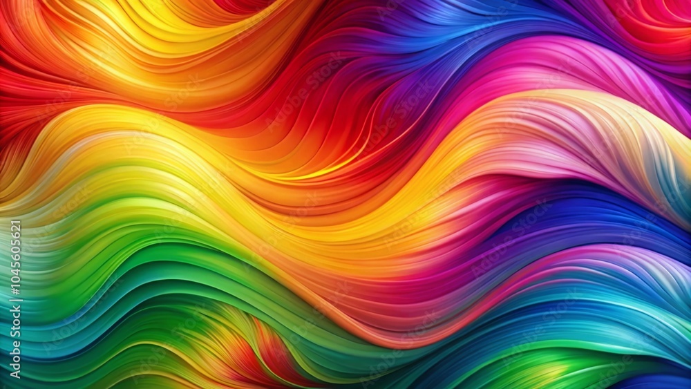 Fototapeta premium Colorful Abstract Rainbow Patterns for Vibrant Backgrounds and Designs