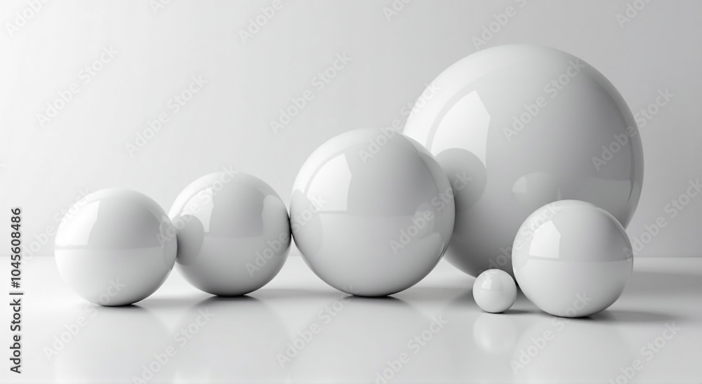 white eggs on white background