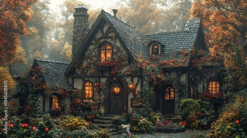 Wallpaper Mural Pets in whimsical settings, featuring imaginative and fantastical environments. Emphasizing creativity and whimsical nature. Ideal for whimsical-themed social media posts and pet blogs. Torontodigital.ca