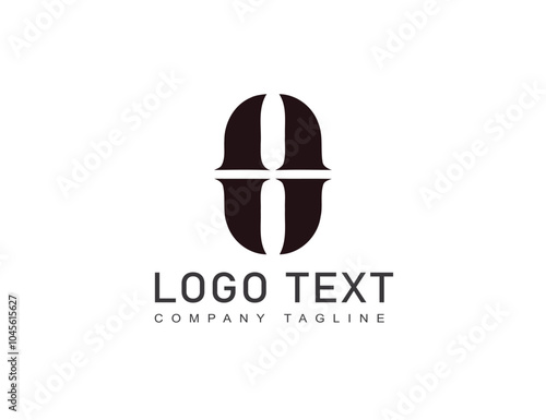 Letter h shape design abstract business logo icon design Company logotype branding emblem idea