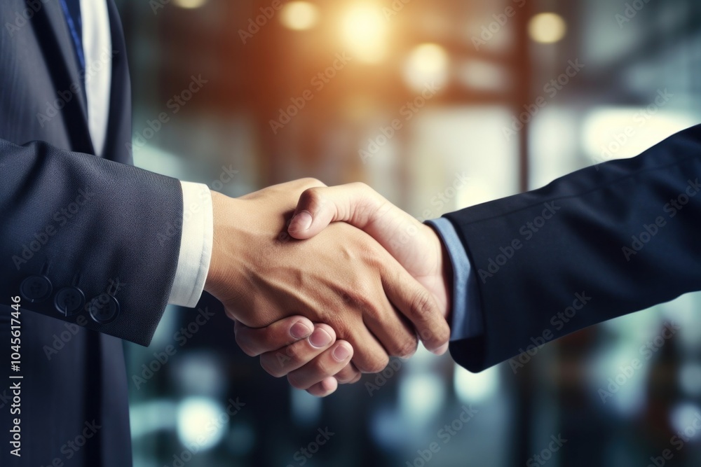 Smiling colleagues hand handshake adult. Smiling colleagues hand handshake adult.