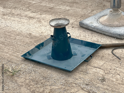 Concrete production, concrete quality sample purchase, slump experiment