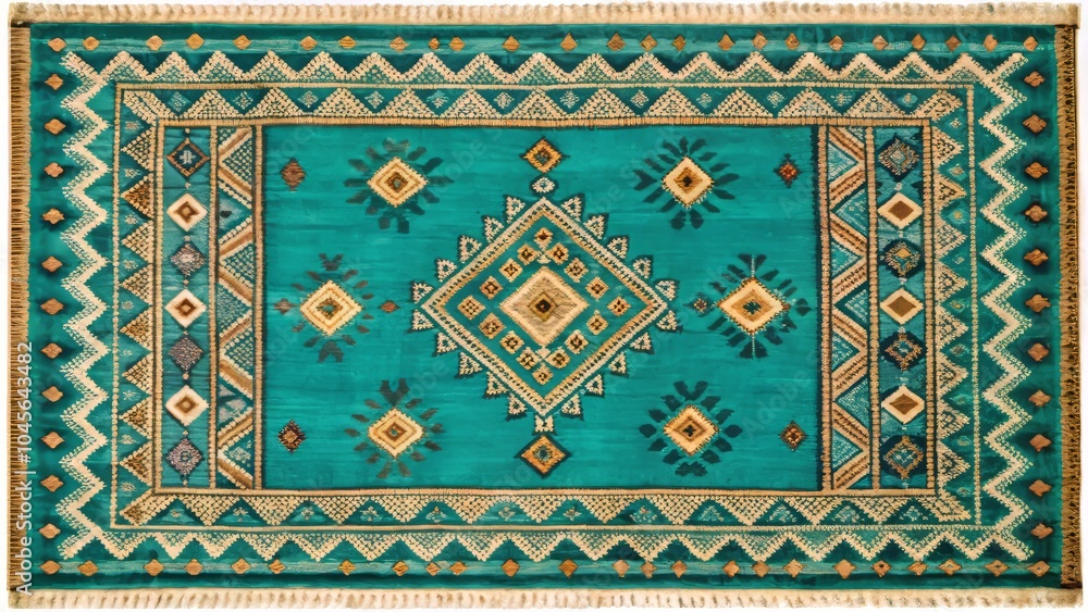 Vibrant Turquoise Moroccan Rug in Bohemian Style for Stylish Home Décor and Interior Design Ideas Vibrant Turquoise Moroccan Rug in Bohemian Style for Stylish Home Décor and Interior Design Ideas