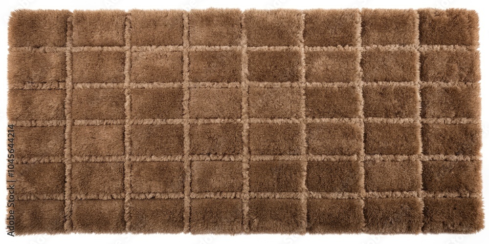 Fototapeta premium Warm Earthy Brown Mocha Pile in Modern Minimalist Style for Cozy and Contemporary Interiors