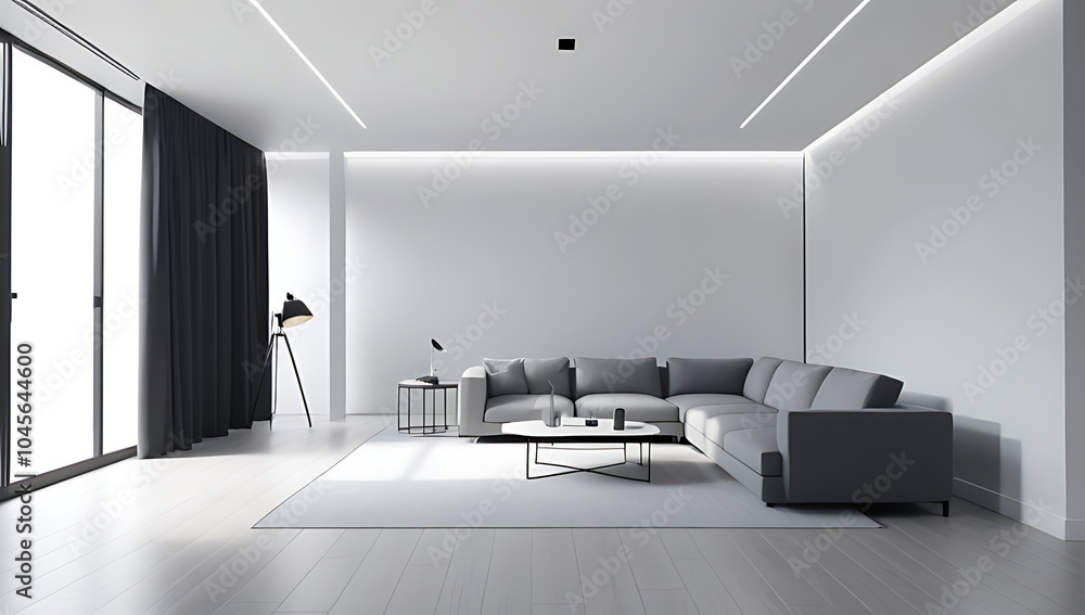 rendering creates empty interior space visual effects purposes film production game development rendering creates empty interior space visual effects purposes film production game development