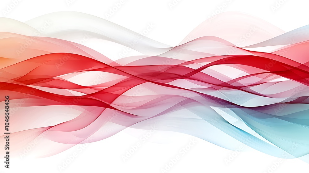 Abstract Red Wave Illustration for Holi Celebrations Abstract Red Wave Illustration for Holi Celebrations