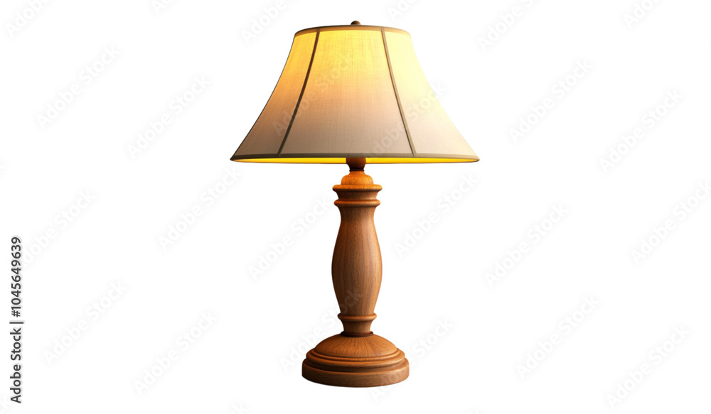 A table lamp , isolated on a white background A table lamp , isolated on a white background