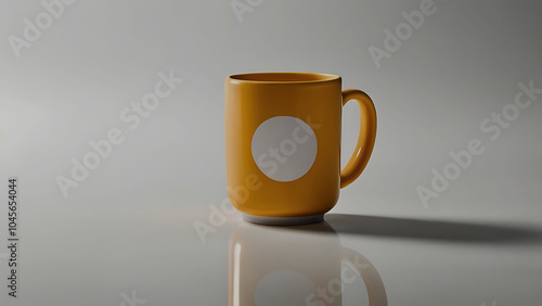 Coffee cup and stylish and modern coffee packaging with or dark brown and a table with a pink background