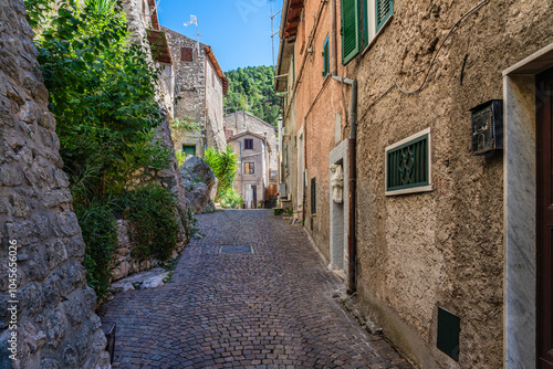 Scenic sight in the beautiful village of Piglio, in the Province of Frosinone, Lazio, Italy.